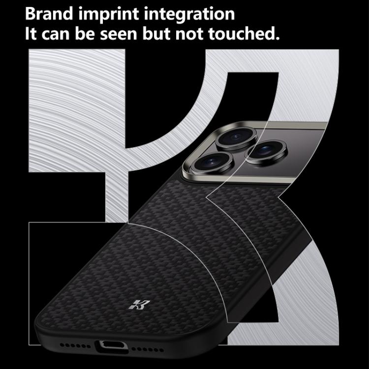 For iPhone 17 Pro Benks Y2 Kevlar All-inclusive MagSafe Magnetic Diamond Phone Case(Black) by Benks