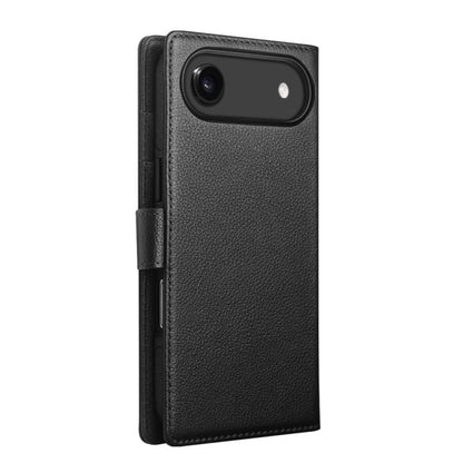 For iPhone Air QIALINO Classics 3rd Genuine Leather Phone Case(Black) by QIALINO
