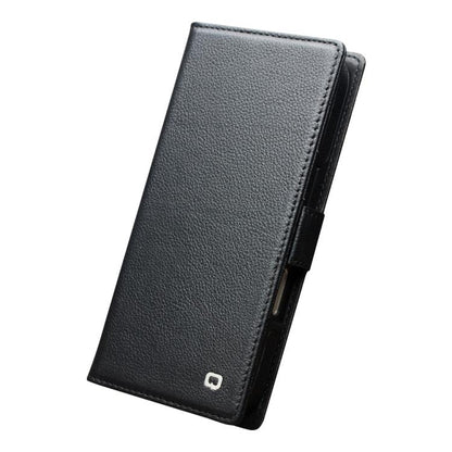 For iPhone Air QIALINO Classics 3rd Genuine Leather Phone Case(Black) by QIALINO