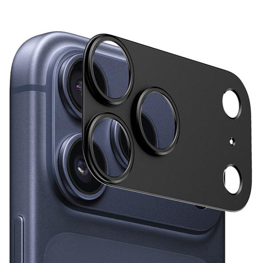 For iPhone 17 Pro Max XDcase Titanium Alloy Hollow Camera Lens Protector(Black) by XDcase