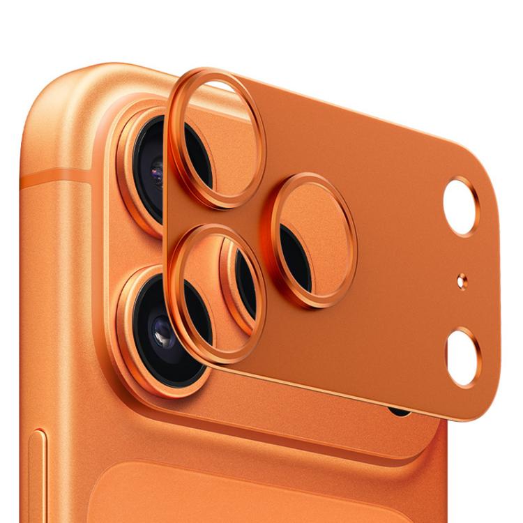 For iPhone 17 Pro XDcase Titanium Alloy Hollow Camera Lens Protector(Orange) by XDcase