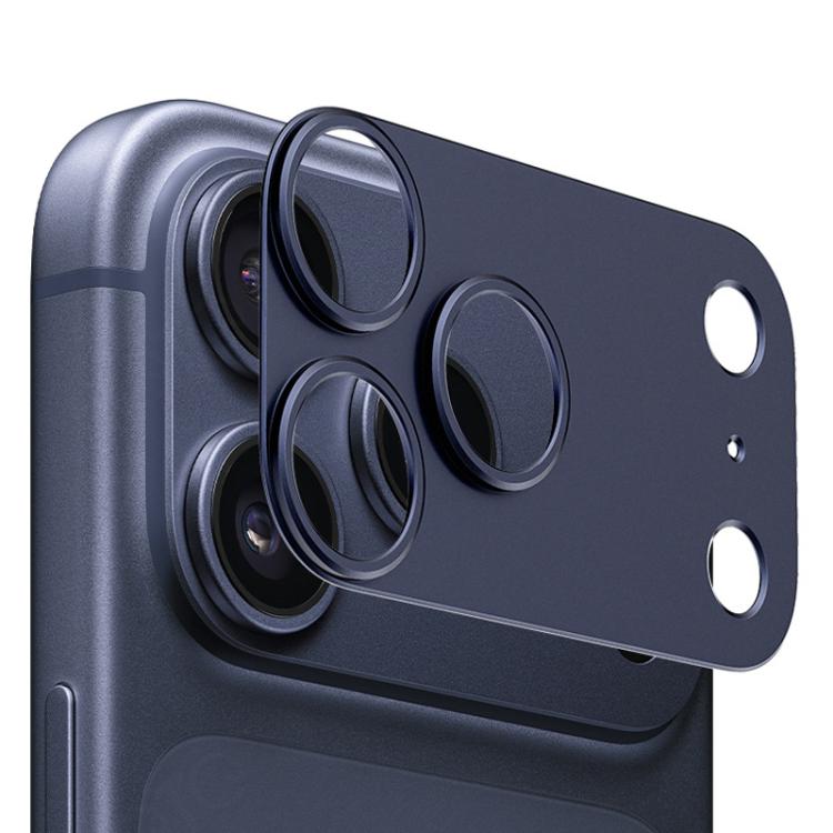 For iPhone 17 Pro XDcase Titanium Alloy Hollow Camera Lens Protector(Dark Blue) by XDcase