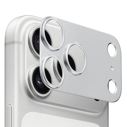 For iPhone 17 Pro XDcase Titanium Alloy Hollow Camera Lens Protector(Silver) by XDcase