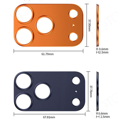 For iPhone 17 Pro XDcase Titanium Alloy Hollow Camera Lens Protector(Dark Blue) by XDcase