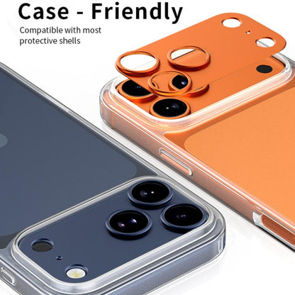 For iPhone 17 Pro Max XDcase Titanium Alloy Hollow Camera Lens Protector(Black) by XDcase