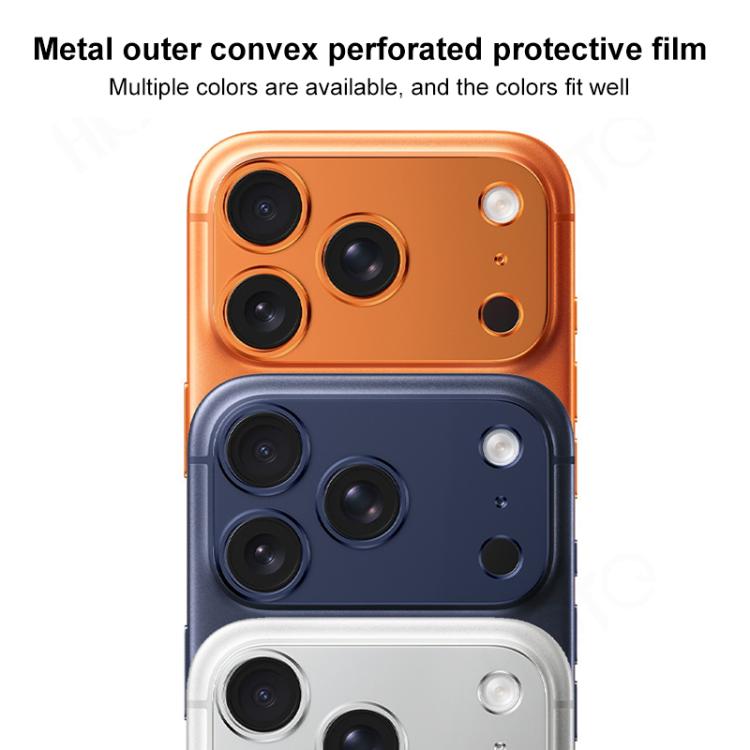 For iPhone 17 Pro Max XDcase Titanium Alloy Hollow Camera Lens Protector(Black) by XDcase