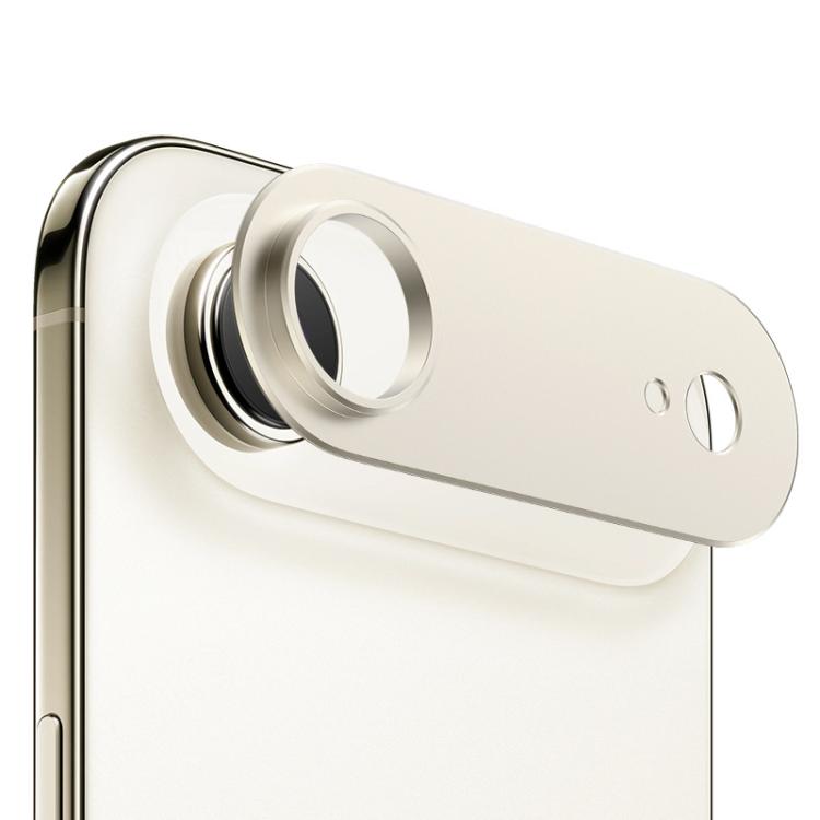 For iPhone Air XDcase Titanium Alloy Hollow Camera Lens Protector(Light Gold) by XDcase