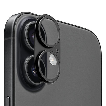 For iPhone 17 XDcase Titanium Alloy Hollow Camera Lens Protector(Black) by XDcase