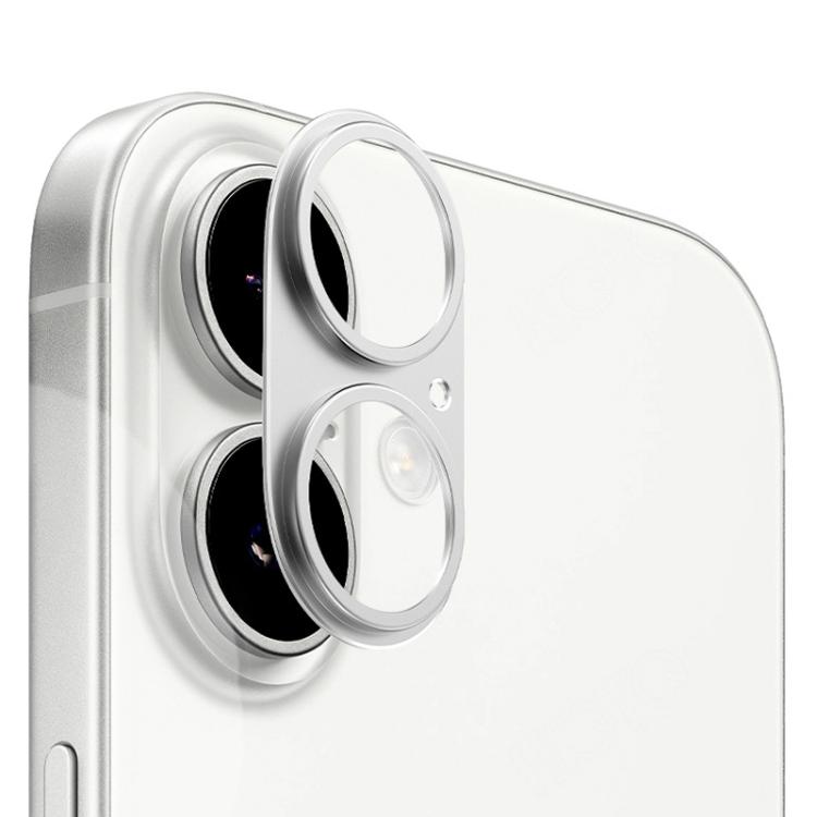 For iPhone 17 XDcase Titanium Alloy Hollow Camera Lens Protector(Silver) by XDcase