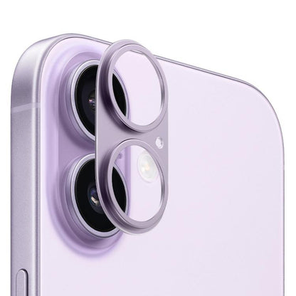 For iPhone 17 XDcase Titanium Alloy Hollow Camera Lens Protector(Purple) by XDcase