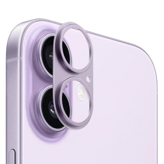 For iPhone 17 XDcase Titanium Alloy Hollow Camera Lens Protector(Purple) by XDcase