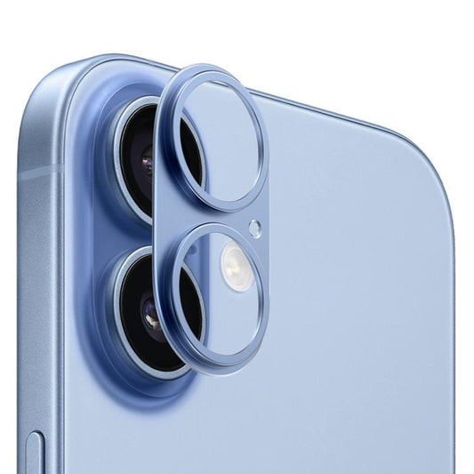 For iPhone 17 XDcase Titanium Alloy Hollow Camera Lens Protector(Blue) by XDcase