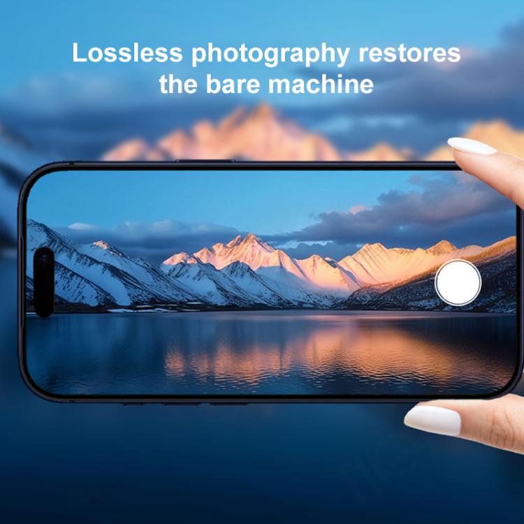 For iPhone 17 XDcase Titanium Alloy Hollow Camera Lens Protector(Black) by XDcase