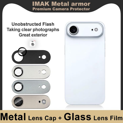 For iPhone Air IMAK Metal Armor Premium Camera Protector Film(Black) by imak