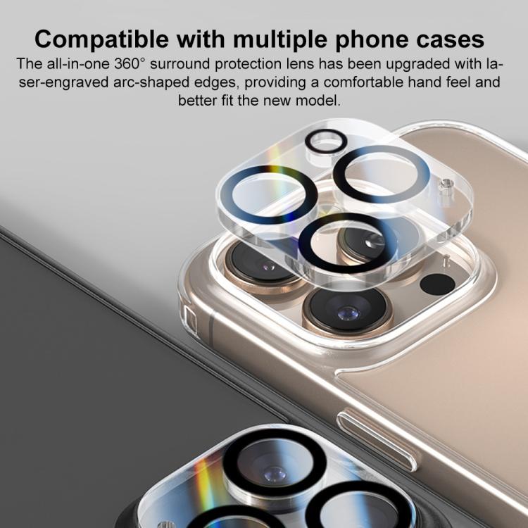 For iPhone 17 Pro Max XDcase Silkscreen Integrated Tempered Glass Back Camera Film by XDcase