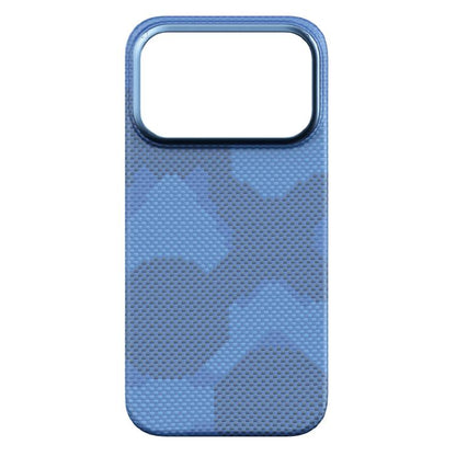 For iPhone 17 Pro MOMAX Aramid Fiber Ultra-thin MagSafe Phone Case(Blue) by MOMAX