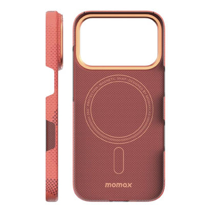 For iPhone 17 Pro MOMAX Aramid Fiber Ultra-thin MagSafe Phone Case(Orange) by MOMAX