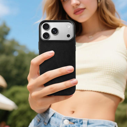 For iPhone 17 Pro VIETAO Suede MagSafe PU Leather Phone Case(Black) by VIETAO