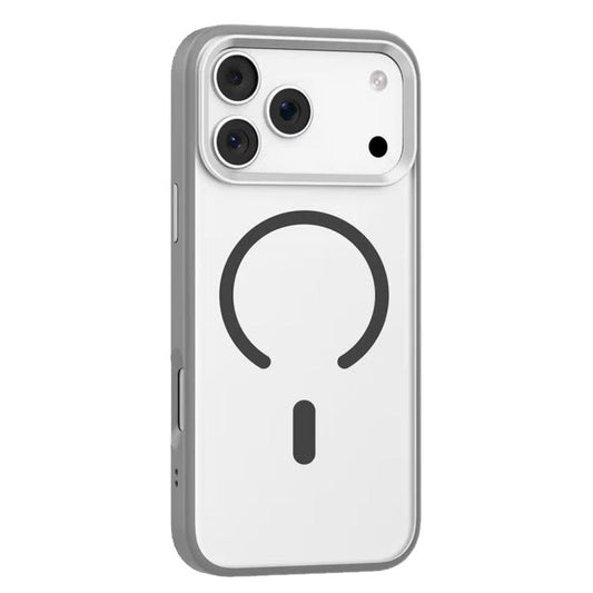 For iPhone 17 Pro Mutural Mist MagSafe Series Magnetic PC Hybrid TPU Phone Case(Grey) by Mutural