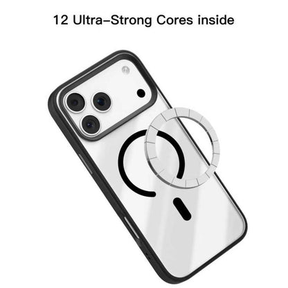 For iPhone 17 Pro Mutural Mist MagSafe Series Magnetic PC Hybrid TPU Phone Case(Grey) by Mutural