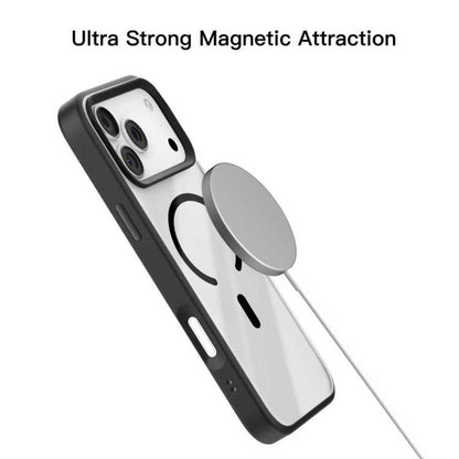 For iPhone 17 Pro Mutural Mist MagSafe Series Magnetic PC Hybrid TPU Phone Case(Deep Blue) by Mutural