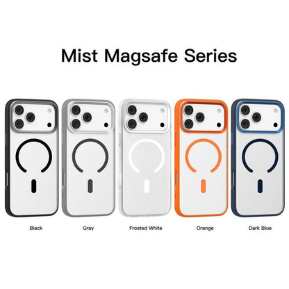 For iPhone 17 Pro Max Mutural Mist MagSafe Series Magnetic PC Hybrid TPU Phone Case(White) by Mutural