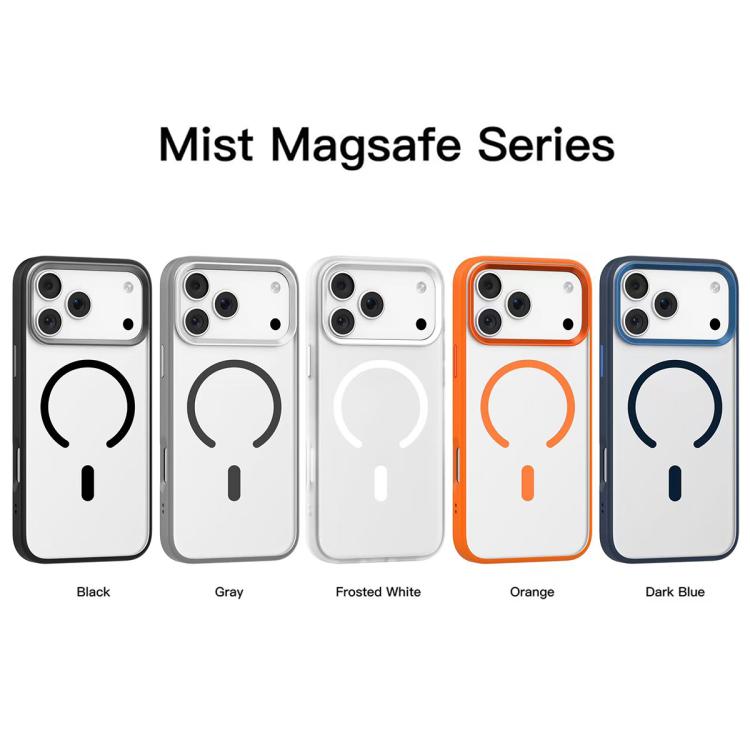 For iPhone 17 Pro Mutural Mist MagSafe Series Magnetic PC Hybrid TPU Phone Case(Deep Blue) by Mutural