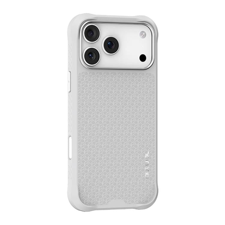 For iPhone 17 Pro Max Mutural Honored Armor Series TPU Magnetic MagSafe Phone Case(Light Grey) by Mutural