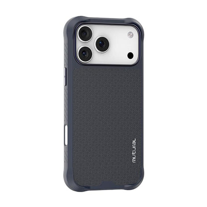 For iPhone 17 Pro Max Mutural Honored Armor Series TPU Magnetic MagSafe Phone Case(Dark Blue) by Mutural