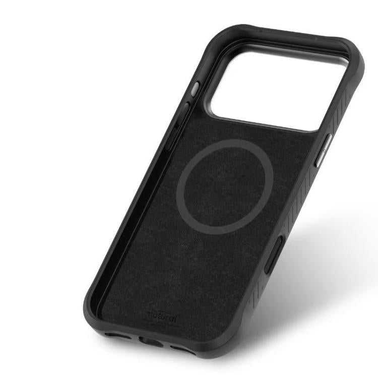 For iPhone 17 Pro Mutural Honored Armor Series TPU Magnetic MagSafe Phone Case(Dark Blue) by Mutural