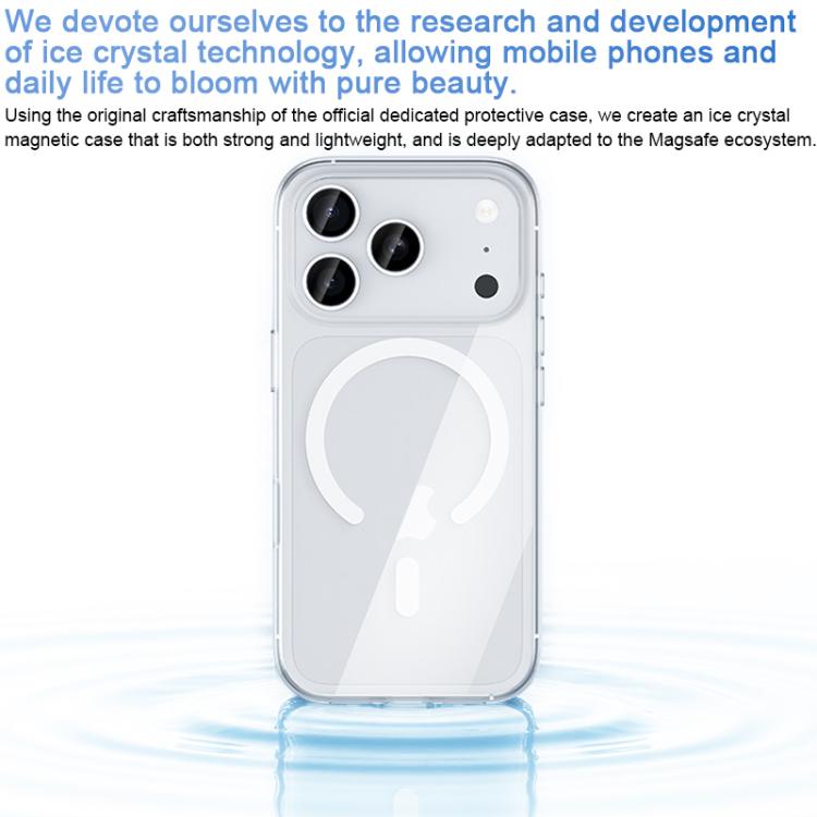 For iPhone 17 Pro Max Benks Ice Crystal Clear MagSafe Magnetic Phone Case(Transparent) by Benks