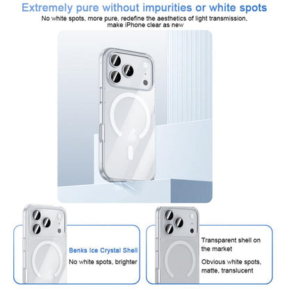 For iPhone 17 Pro Max Benks Ice Crystal Clear MagSafe Magnetic Phone Case(Transparent) by Benks