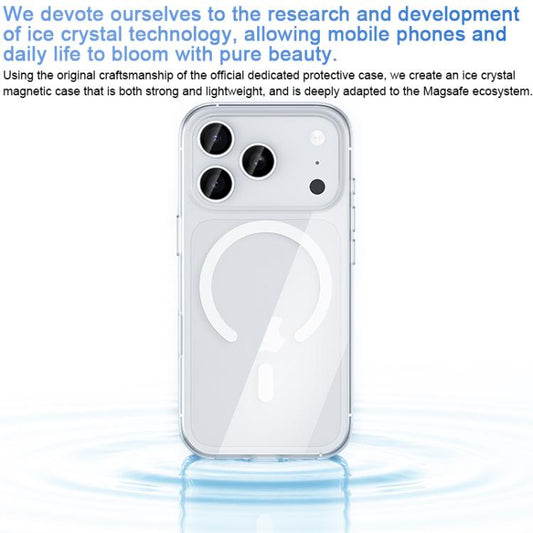 For iPhone 17 Pro Benks Ice Crystal Clear MagSafe Magnetic Phone Case(Transparent) by Benks