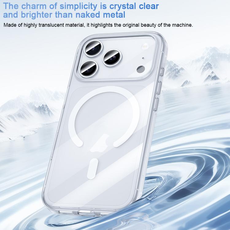 For iPhone 17 Pro Benks Ice Crystal Clear MagSafe Magnetic Phone Case(Transparent) by Benks