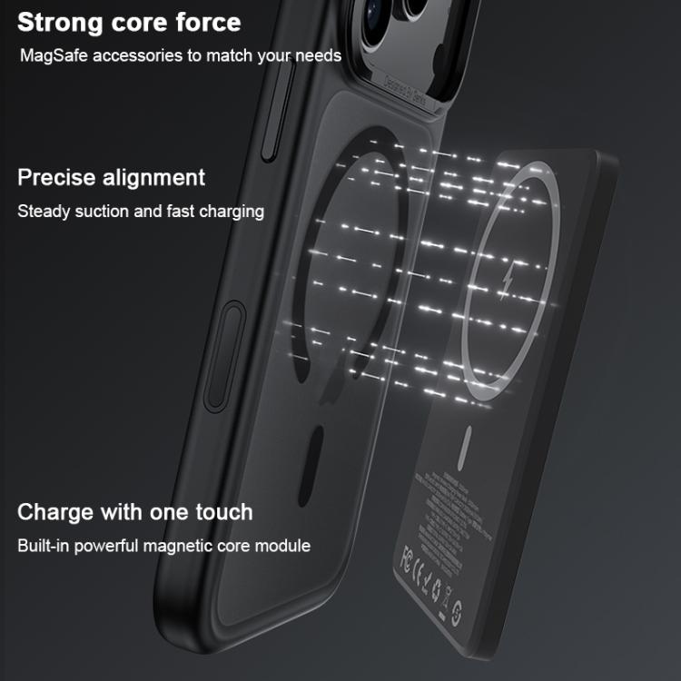 For iPhone 17 Pro Max Benks Skin Feel Series MagSafe Magnetic Shockproof Phone Case(Black) by Benks