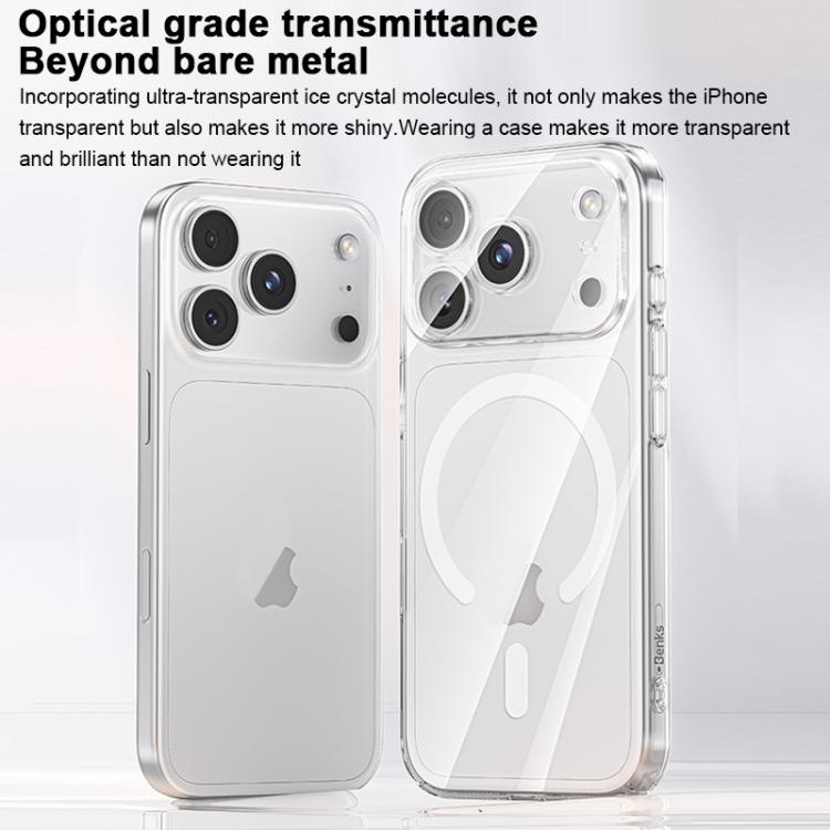For iPhone Air Benks Zero Sense Ultra-Thin MagSafe Magnetic Phone Case(Transparent) by Benks