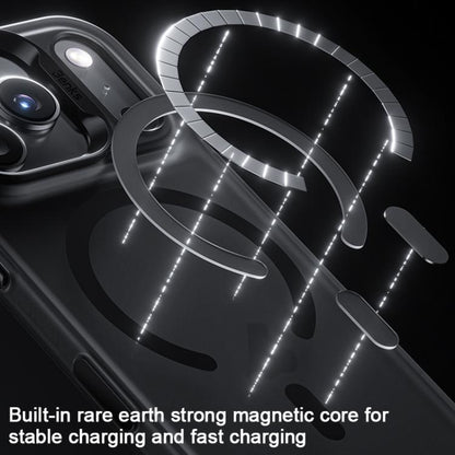 For iPhone Air Benks Frosted MagSafe Magnetic Shockproof Phone Case(Black) by Benks