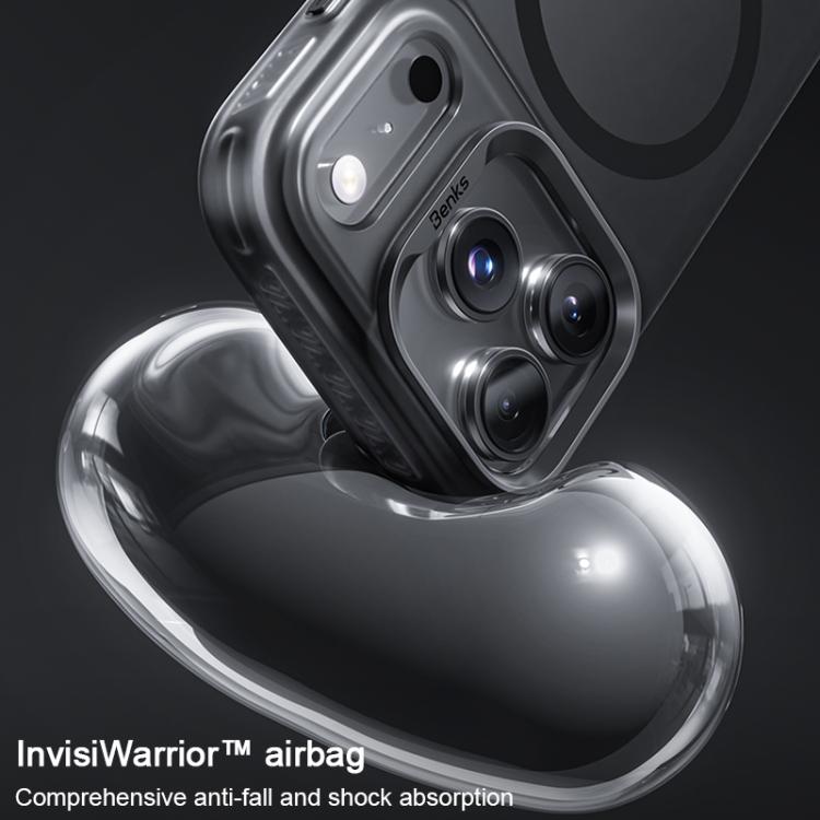 For iPhone 17 Pro Max Benks Frosted MagSafe Magnetic Shockproof Phone Case(White) by Benks