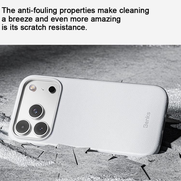 For iPhone 17 Pro Max Benks Q2 Series Shockproof MagSafe Magnetic Phone Case(White) by Benks