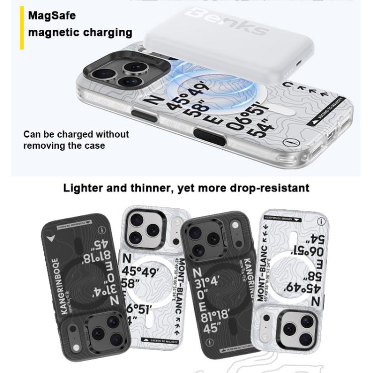 For iPhone 17 Pro Max Benks Light Color D1 Series MagSafe Magnetic Phone Case(Black) by Benks