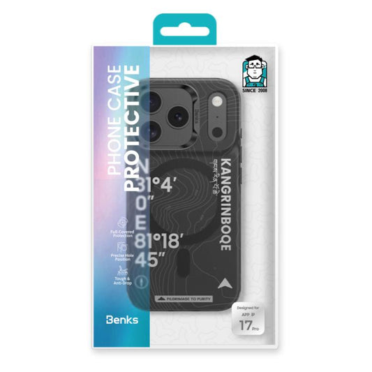 For iPhone 17 Pro Benks Light Color D1 Series MagSafe Magnetic Phone Case(Black) by Benks