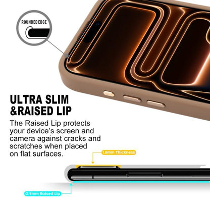 For iPhone 17 Pro Max GEBEI Jazz Series Skin Feel Frosted MagSafe Phone Case(Brown) by GEBEI