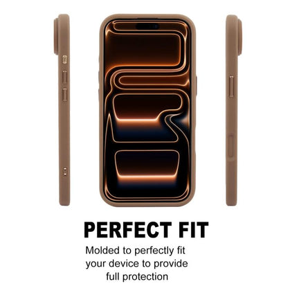 For iPhone 17 Pro GEBEI Jazz Series Skin Feel Frosted MagSafe Phone Case(Brown) by GEBEI