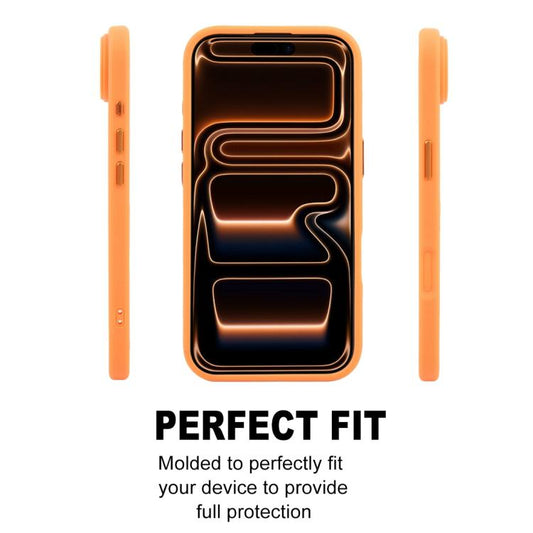 For iPhone 17 Pro GEBEI Jazz Series Skin Feel Frosted MagSafe Phone Case(Orange) by GEBEI