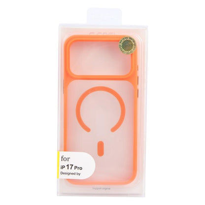 For iPhone 17 Pro GEBEI Jazz Series Skin Feel Frosted MagSafe Phone Case(Orange) by GEBEI