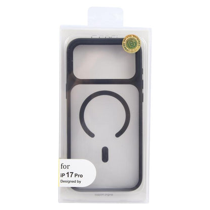 For iPhone 17 Pro GEBEI Jazz Series Skin Feel Frosted MagSafe Phone Case(Black) by GEBEI