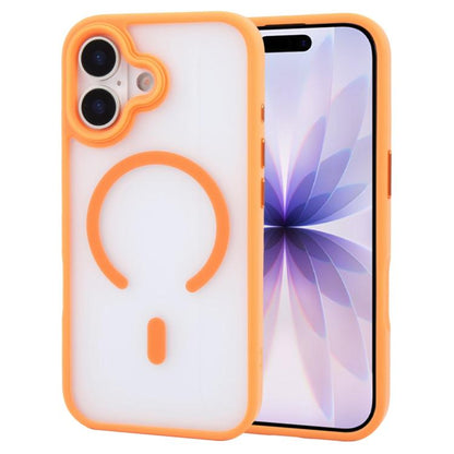 For iPhone 17 GEBEI Jazz Series Skin Feel Frosted MagSafe Phone Case(Orange) by GEBEI
