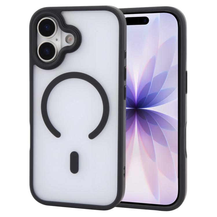 For iPhone 17 GEBEI Jazz Series Skin Feel Frosted MagSafe Phone Case(Black) by GEBEI