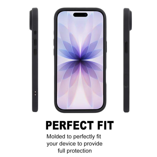 For iPhone 17 GEBEI Jazz Series Skin Feel Frosted MagSafe Phone Case(Black) by GEBEI