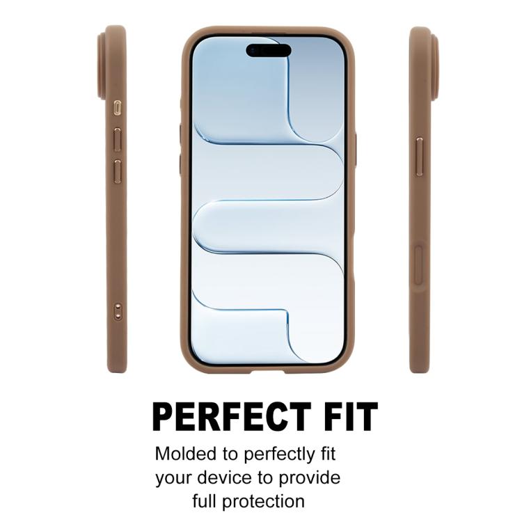 For iPhone Air GEBEI Jazz Series Skin Feel Frosted MagSafe Phone Case(Brown) by GEBEI